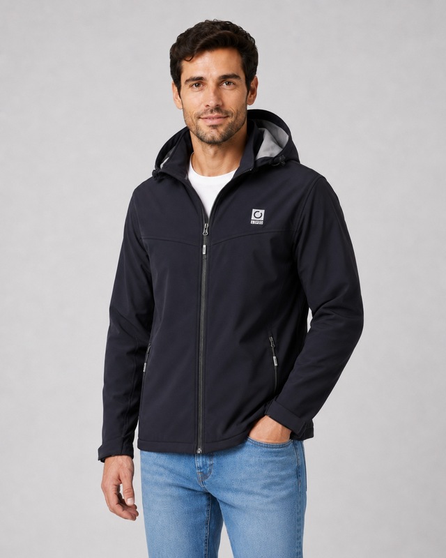 LPO Windbreaker »Melwyn Active« mit Kapuze abnehmbare, verstellbare Kapuze
