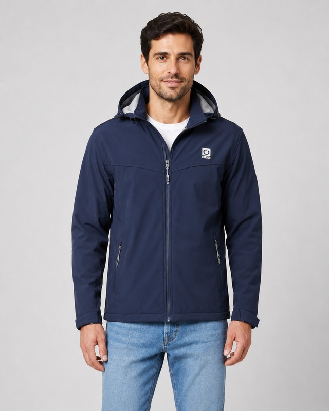 LPO Windbreaker »Melwyn Active« mit Kapuze abnehmbare, verstellbare Kapuze