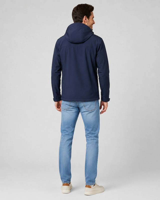 LPO Windbreaker »Melwyn Active« mit Kapuze abnehmbare, verstellbare Kapuze