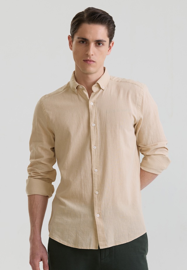 Felix Hardy Langarmhemd »Basic Hemd«