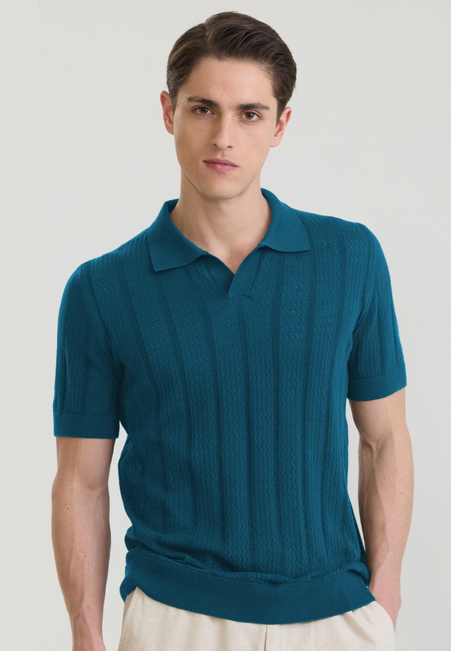 Felix Hardy Poloshirt »Strick-Polo Shirt Kurzarm«