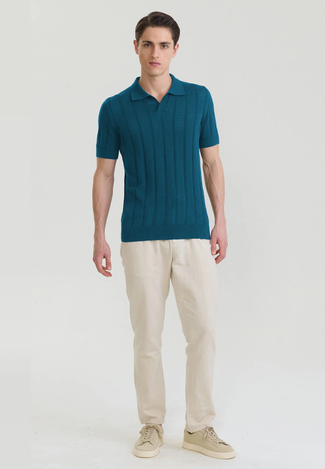 Felix Hardy Poloshirt »Strick-Polo Shirt Kurzarm«
