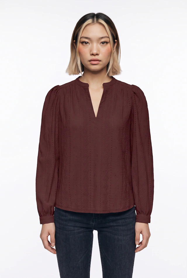 ONLY Blusenshirt »ONLMINNA L/S TOP JRS« Kunstfaser, regular fit