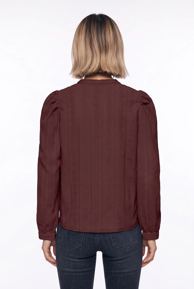 ONLY Blusenshirt »ONLMINNA L/S TOP JRS« Kunstfaser, regular fit