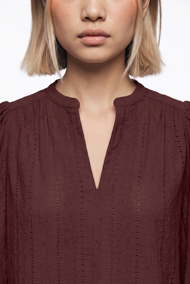 ONLY Blusenshirt »ONLMINNA L/S TOP JRS« Kunstfaser, regular fit