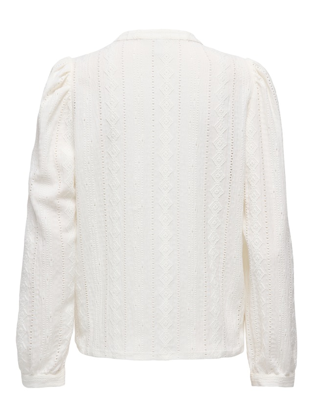 ONLY Blusenshirt »ONLMINNA L/S TOP JRS« Kunstfaser, regular fit