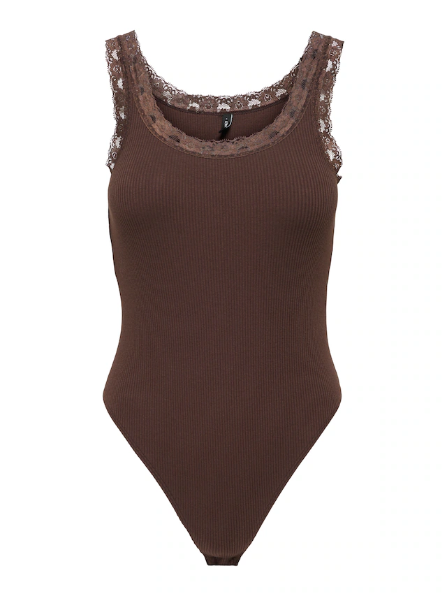 ONLY Body »ONLVINI S/L LACE BODYSUIT RS JRS« Baumwollmischung, Spitze