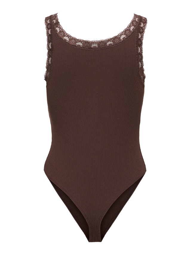 ONLY Body »ONLVINI S/L LACE BODYSUIT RS JRS« Baumwollmischung, Spitze