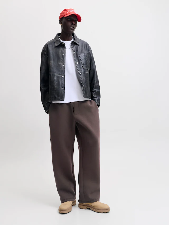 Jack & Jones Sweathose »JPSTBILL LEGACY SCUBA UNC SWT PANTS NOOS« Materialmix, locker geschnitten