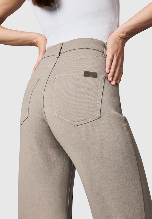 PEAK TIME Chinohose »Cyrele« Lange Wide-Leg-Hose mit Bio-Baumwolle