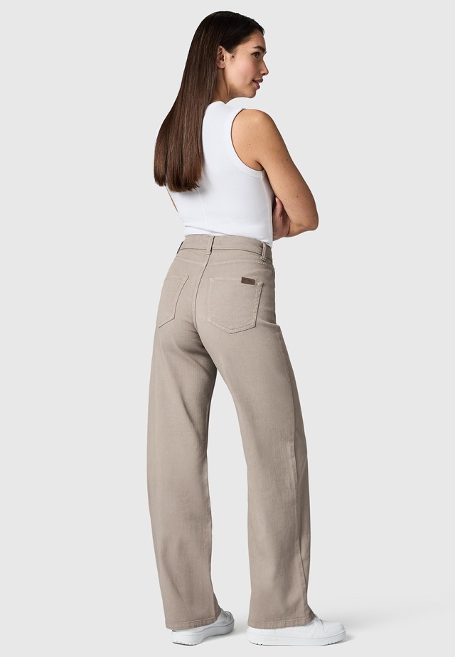 PEAK TIME Chinohose »Cyrele« Lange Wide-Leg-Hose mit Bio-Baumwolle
