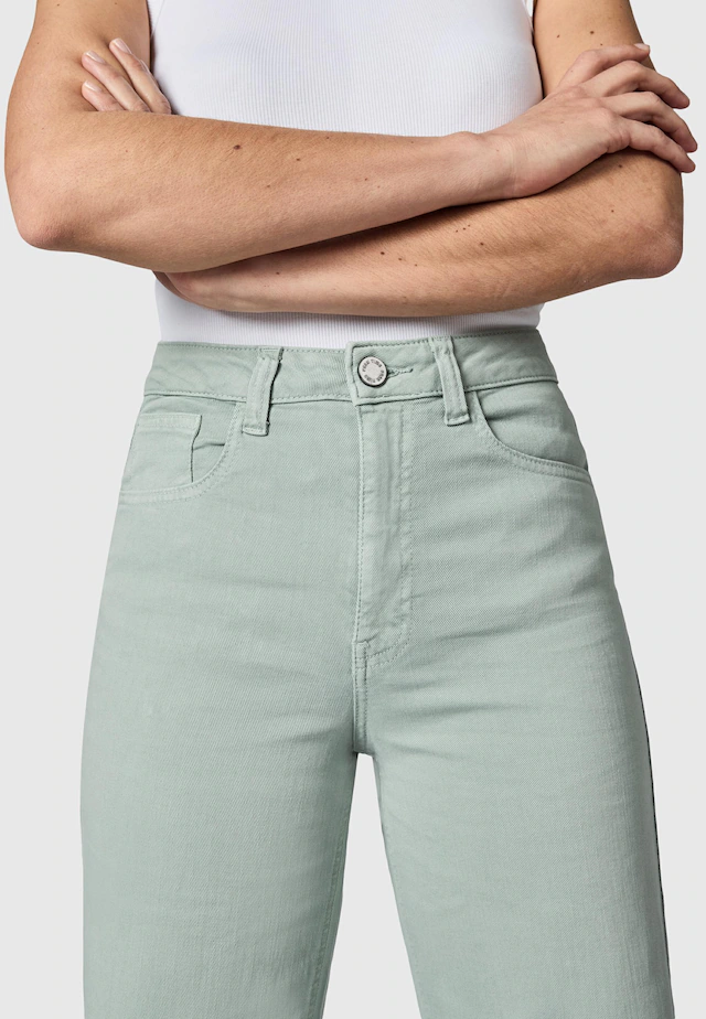PEAK TIME Chinohose »Cyrele« Lange Wide-Leg-Hose mit Bio-Baumwolle