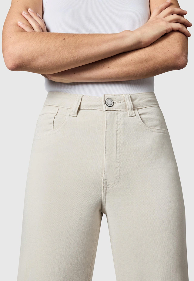 PEAK TIME Chinohose »Cyrele« Lange Wide-Leg-Hose mit Bio-Baumwolle
