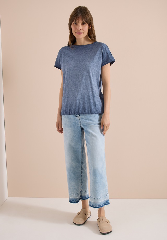Cecil T-Shirt mit U-Boot-Ausschnitt