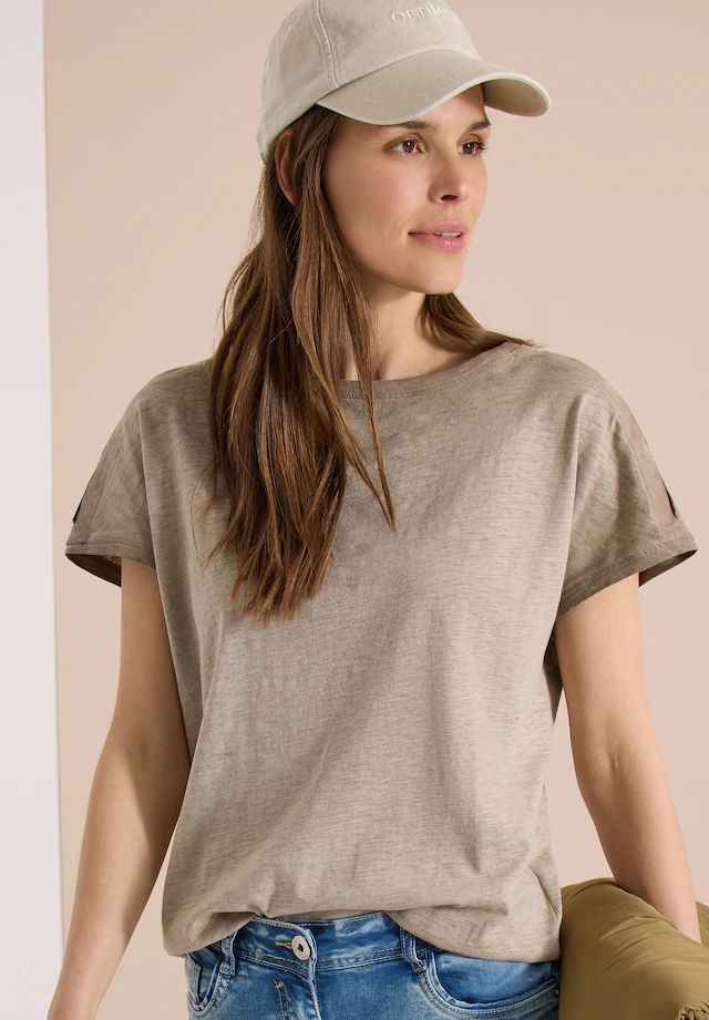 Cecil T-Shirt mit U-Boot-Ausschnitt