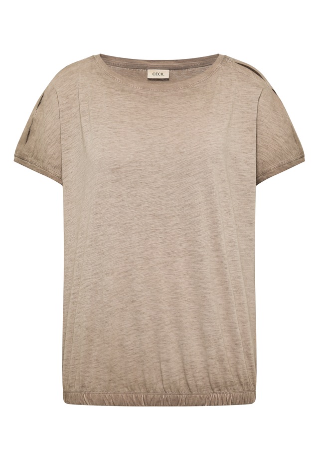 Cecil T-Shirt mit U-Boot-Ausschnitt