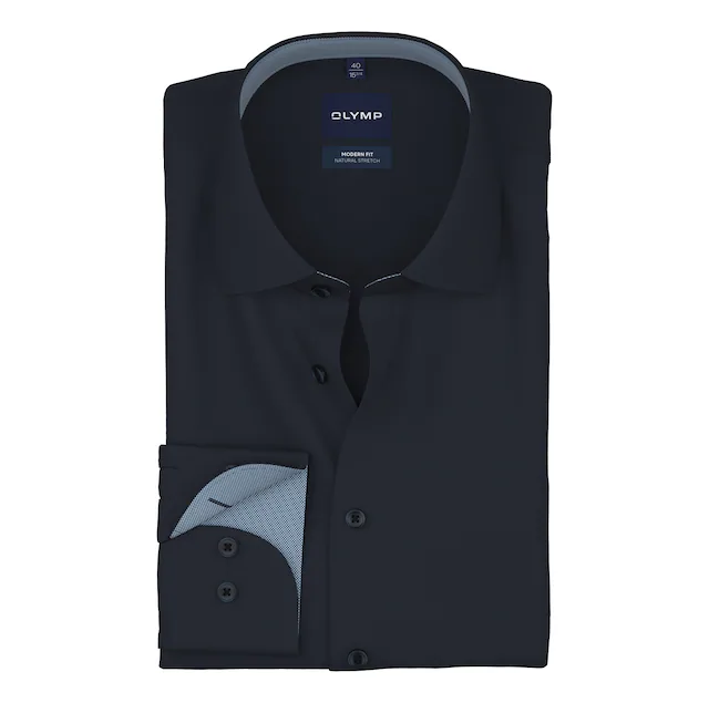 OLYMP Langarmhemd »Luxor« Businesshemd, New-Kentkragen, modern fit