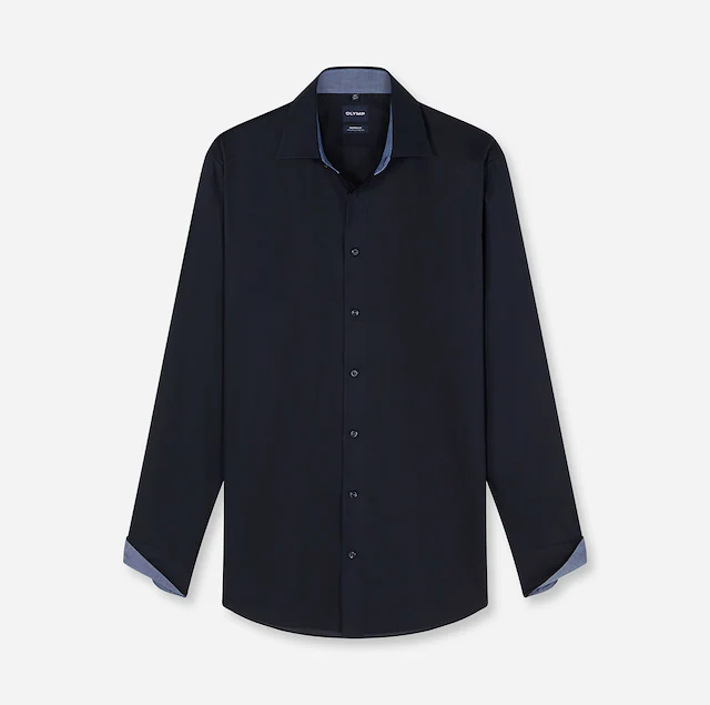 OLYMP Langarmhemd »Luxor« Businesshemd, New-Kentkragen, modern fit