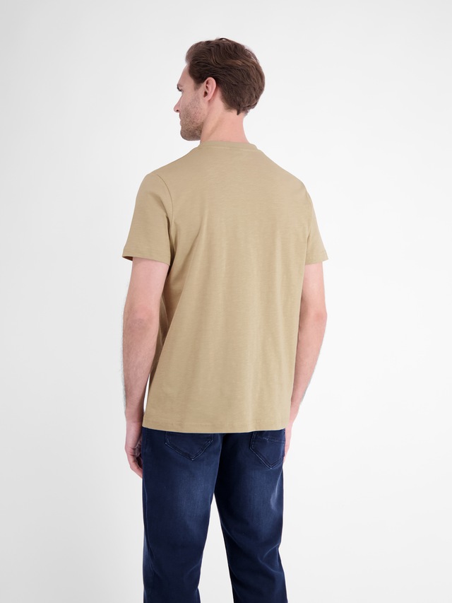 LERROS T-Shirt »Sportliches T-Shirt mit Surfer-Motiv-Print, reine Baumwolle«