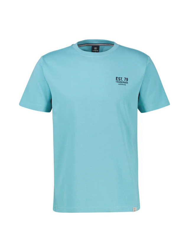 LERROS T-Shirt »Baumwoll-T-Shirt mit bequemem Rundhalsausschnitt und Print«