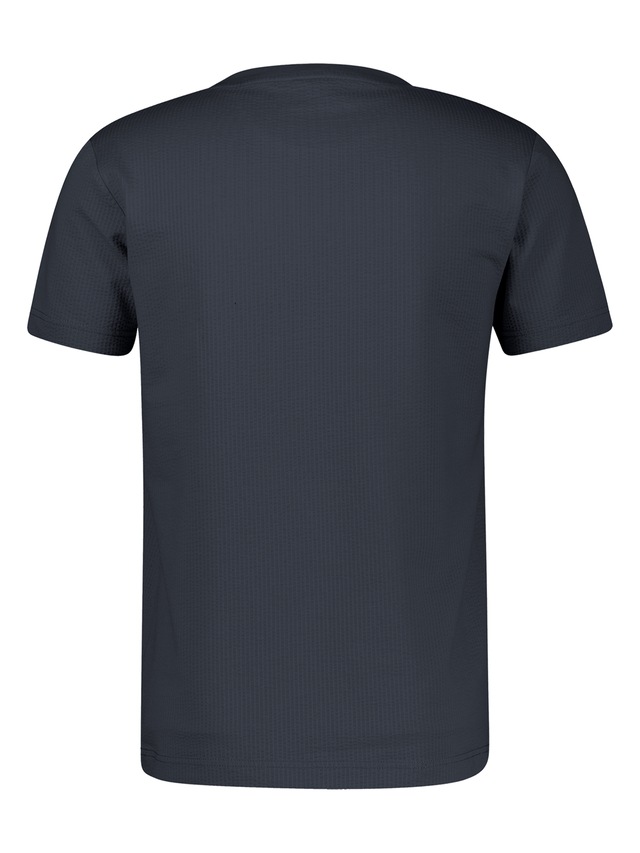 LERROS T-Shirt »T-Shirt in softer Seersucker-Qualität mit bequemem O-Neck«