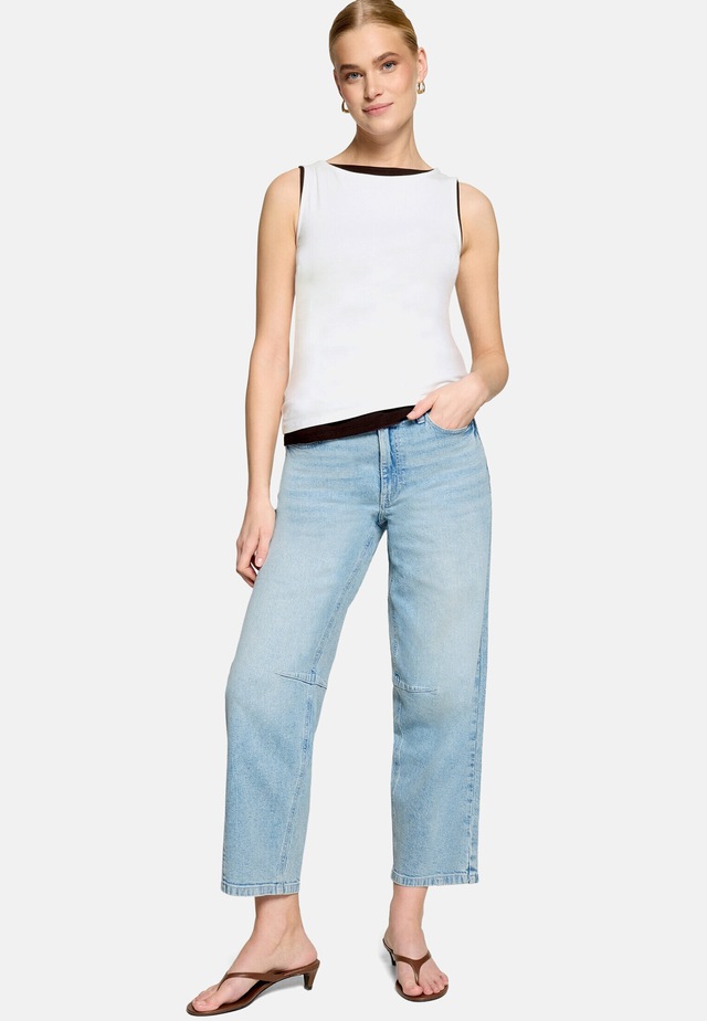 Zero Tanktop »Damen Shirt mit U-Boot-Ausschnitt« Material