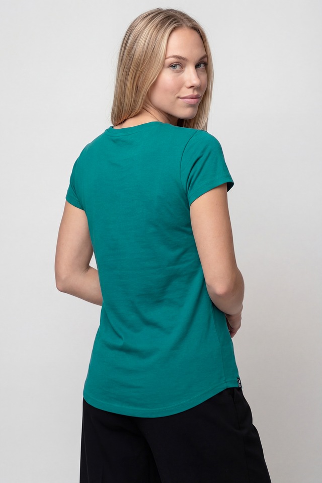 Alife & Kickin Rundhalsshirt leichtes T-Shirt aus Materialmix mit Rundhals und Modal