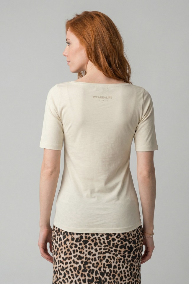 Alife & Kickin Rundhalsshirt leichtes Sommer-Top aus Bio-Baumwolle mit Halbarm