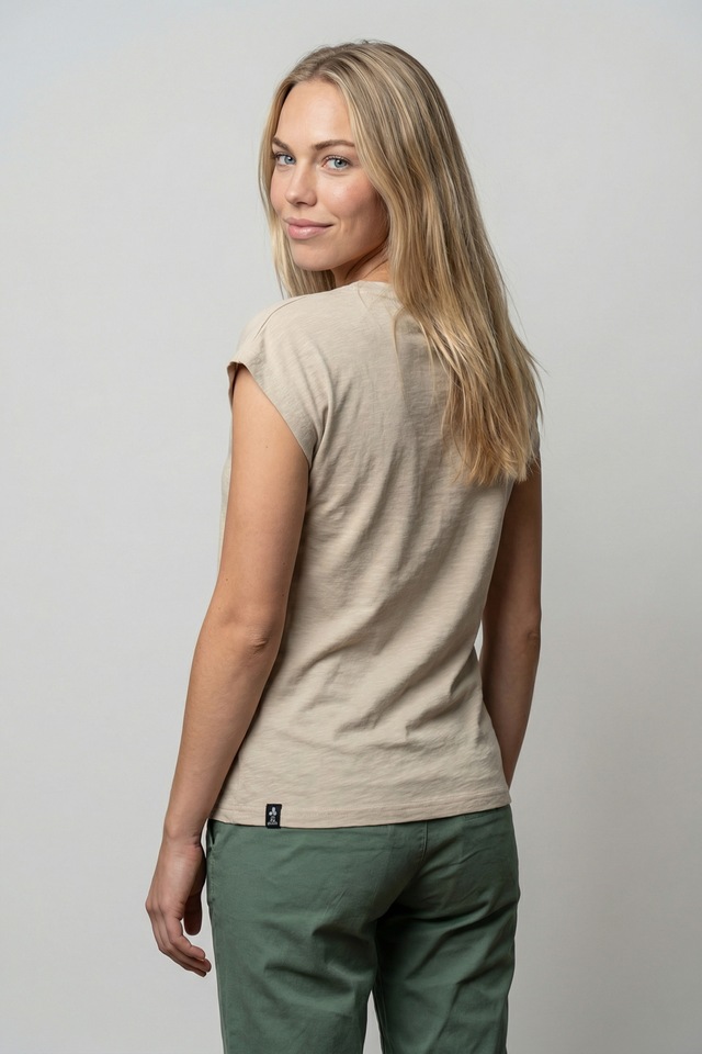 Alife & Kickin Rundhalsshirt leichtes Sommer-Top mit Print aus Bio-Baumwolle mit Rundhals