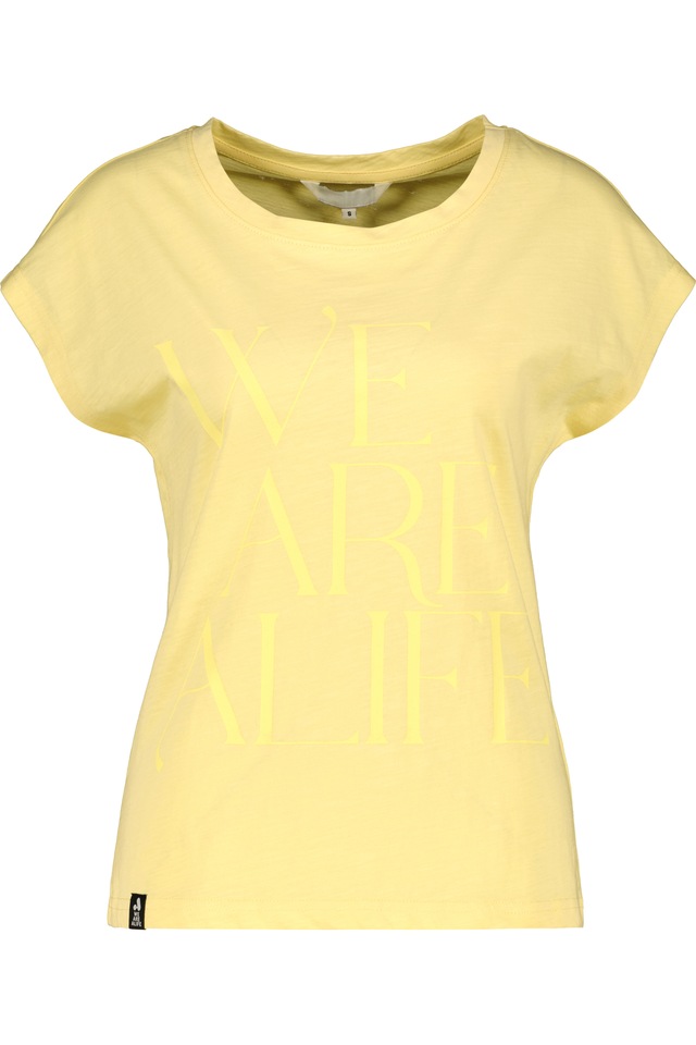 Alife & Kickin Rundhalsshirt leichtes Sommer-Top mit Print aus Bio-Baumwolle mit Rundhals