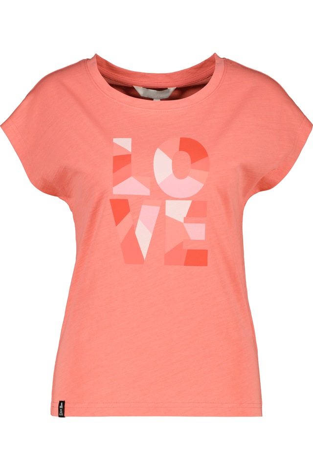 Alife & Kickin Rundhalsshirt leichtes Sommer-Top mit Print aus Bio-Baumwolle mit Rundhals