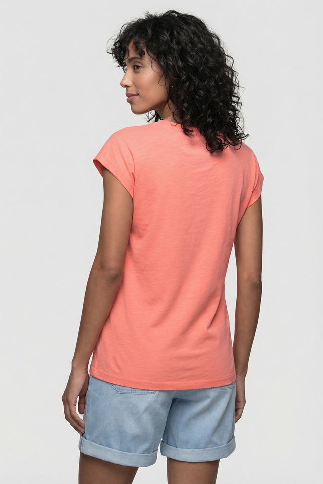 Alife & Kickin Rundhalsshirt leichtes Sommer-Top mit Print aus Bio-Baumwolle mit Rundhals