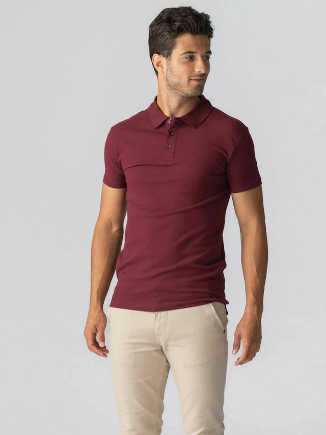 TeeShoppen Kurzarmhemd »TEESHOPPEN Polo shirt Muscle Polo«