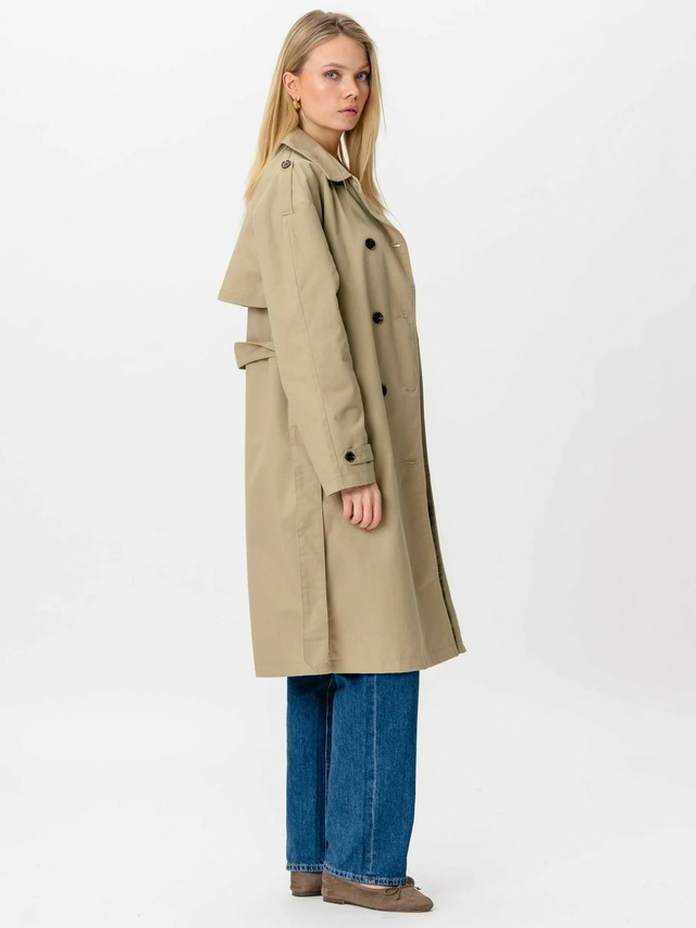 TeeShoppen Kurzmantel »TEESHOPPEN Coat Linea Trenchcoat«