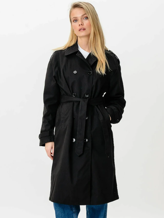 TeeShoppen Kurzmantel »TEESHOPPEN Coat Linea Trenchcoat«