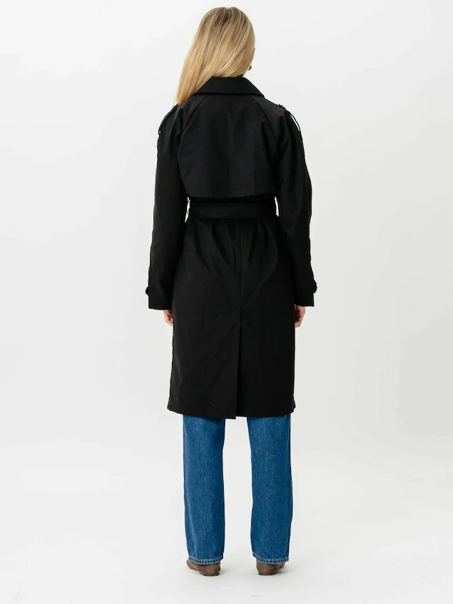 TeeShoppen Kurzmantel »TEESHOPPEN Coat Linea Trenchcoat«