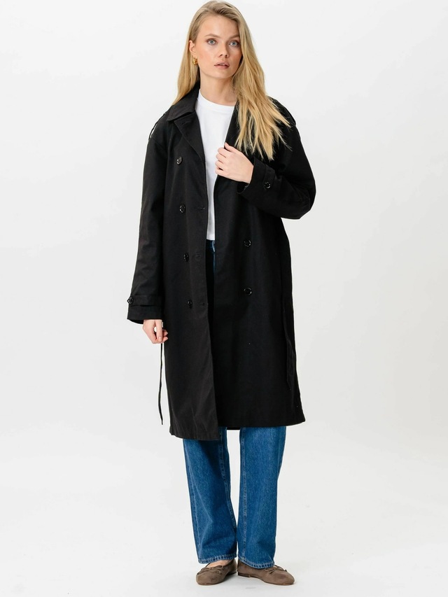 TeeShoppen Kurzmantel »TEESHOPPEN Coat Linea Trenchcoat«
