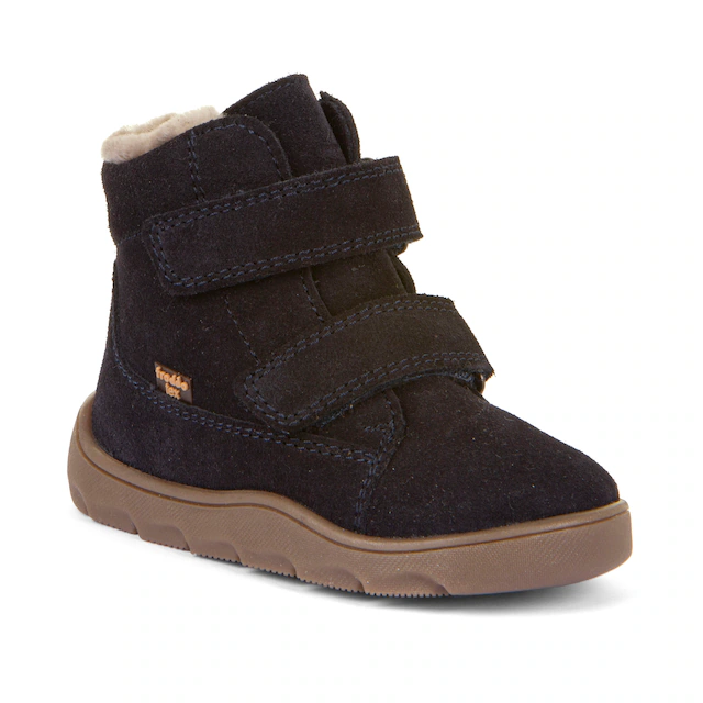 froddo® Barfußschuh »ZERU TEX FURRY BAREFOOT« Klettstiefelette, Winterstiefel mit TEX-Ausstattung