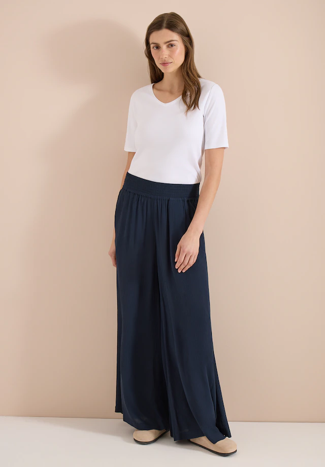 Cecil Stoffhose High Waist