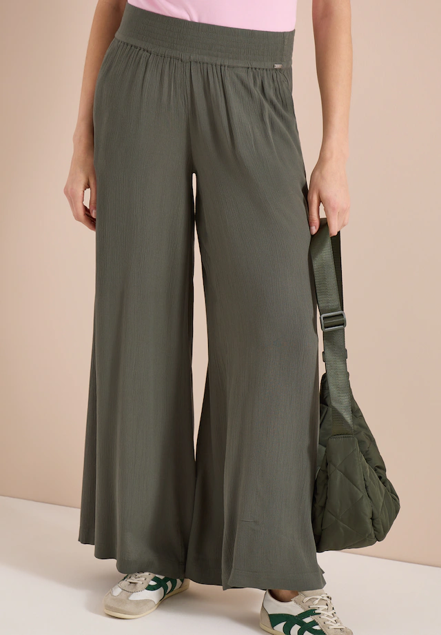 Cecil Stoffhose High Waist