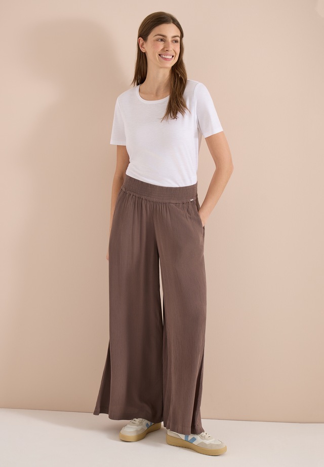 Cecil Stoffhose High Waist
