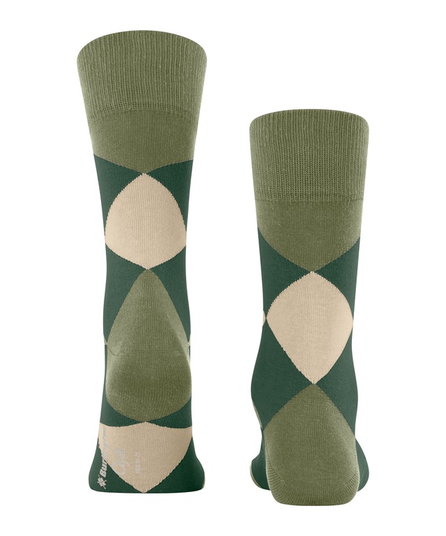 Burlington Socken »Clyde« Einheitsgröße 40-46, modernes Argyle-Muster, Burlington-Clip
