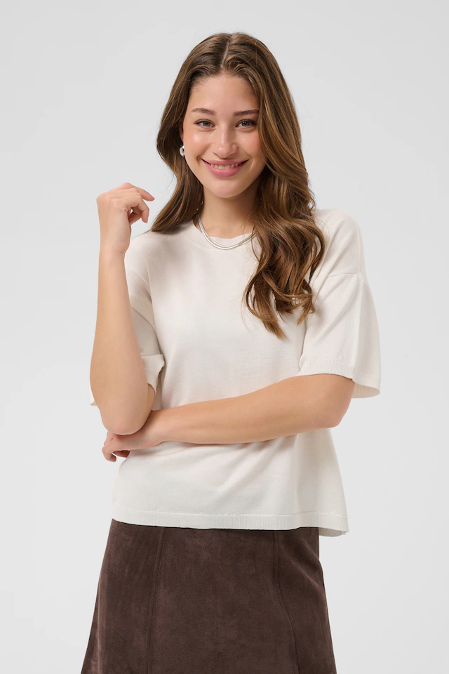 Saint Tropez Strickpullover »MilaSZ Boxy SS Pullover« Viskosemischung, Oversize fit