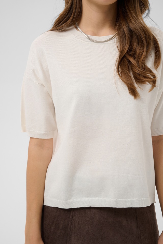 Saint Tropez Strickpullover »MilaSZ Boxy SS Pullover« Viskosemischung, Oversize fit