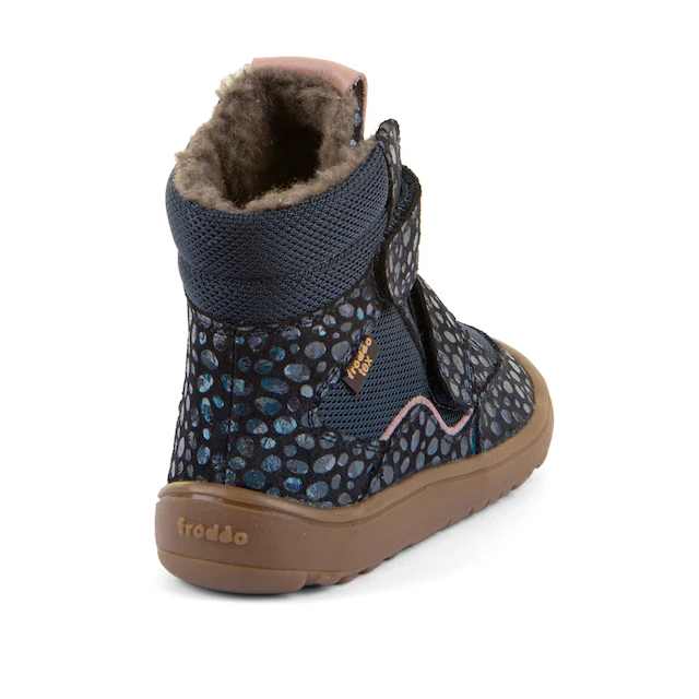 froddo® Barfußschuh »BAREFOOT TEX WINTER« Klettschuh, Winterstiefel mit TEX-Membrane