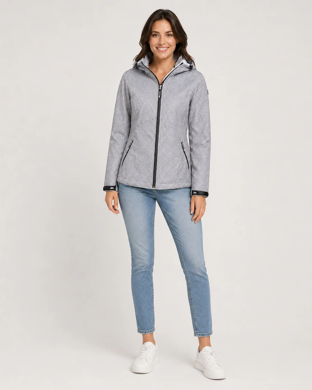 LPO Funktionsjacke »Funktionsjacke Shelby – X-TEC-Membran mit 8.000 mm Wassersäule« mit Kapuze leichte Funktionsjacke mit abnehmbarer Kapuze
