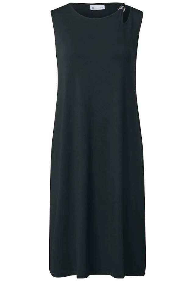 STREET ONE Midikleid Ohne Taschen mit Rundhalsausschnitt