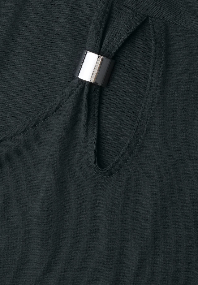 STREET ONE Midikleid Ohne Taschen mit Rundhalsausschnitt