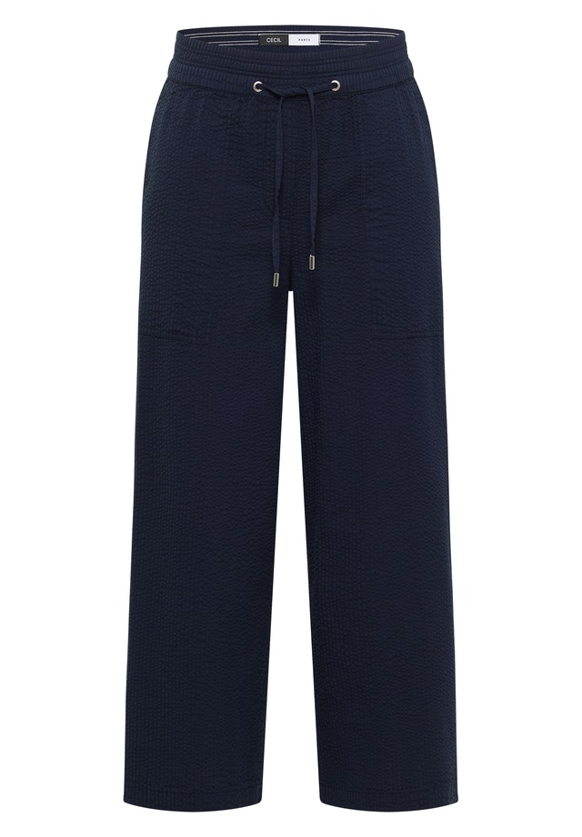 Cecil Culotte aus Seersucker-Material