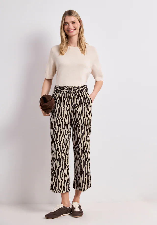 STREET ONE Stoffhose mit Wide Legs